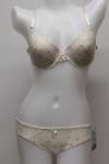 Custom wired bra and briefs women undergarment